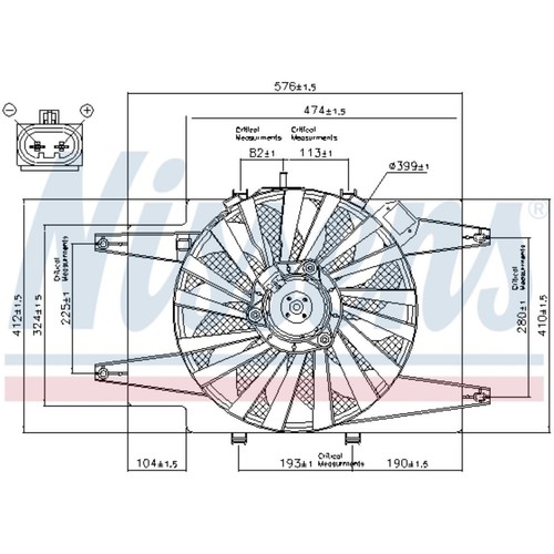 Ventilateur radiateur - ventilateur, de