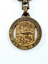 PORTE-CLES - Augis - RÔTISSERIE de l'HÔTEL de la POSTE - SAULIEU 1960s - Vintage