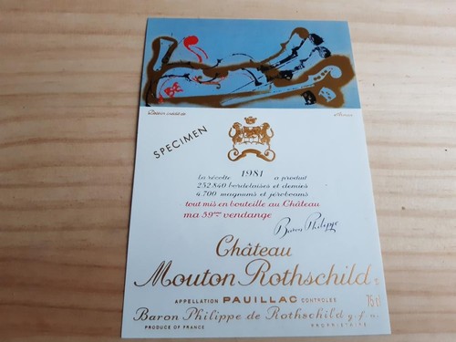 étiquette vin mouton - étiquette,