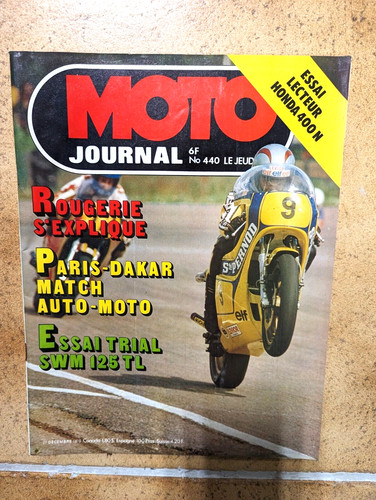 Moto journal 440 honda - n°,