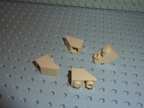 Lego tan slope brick ref - 4,