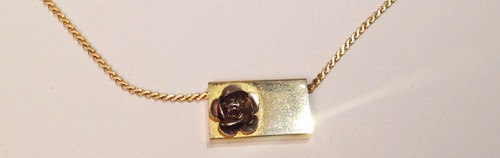 Collier pendentif vintage - collier,