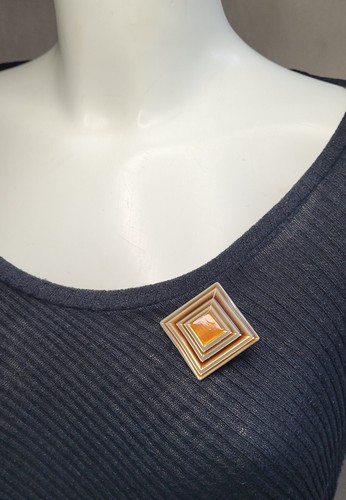 Broche lea stein rhodoid - broche,