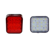 2x 12-24V Rouge LED Feu
