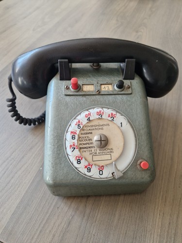 Téléphone ancien télic - téléphone,