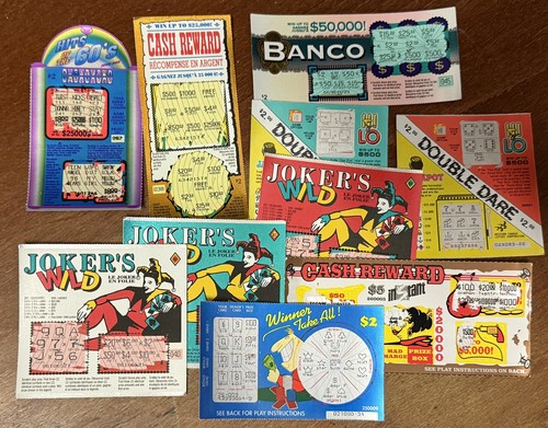 Lot anciens tickets - 10, du
