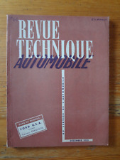 Revue Technique Automobile - FORD USA & Tracteur FERGUSON - RTA 92 de 1953