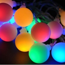 Batterie Alimenté Multi Couleurs Baie Balles LED Noël Fairy Lumières 2M 20LED