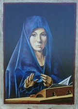 Peinture Tableau : Copie Grands Maitres : Antonello de Messine. Annonciation.