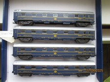 N° 1231/25 lots de 4 wagons voyageurs CIWL lima très bon état pas de manque