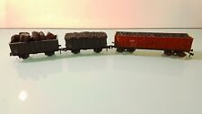 HORNBY/PIKO HO. RAME DE 3 WAGONS TOMBEREAU SNCF TRANSPORT DE CHARBON HOUILLE