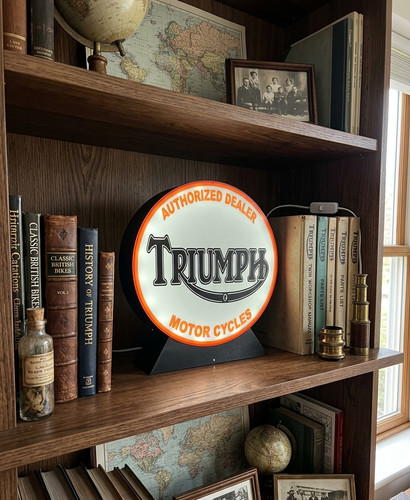 Enseigne triumph motorcycles - triumph,