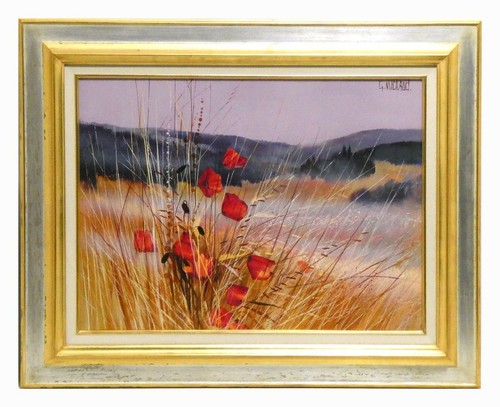 Tableau huile gilbert michaud - gilbert,