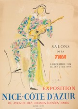 Jean COCTEAU Affiche originale