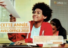 Publicité Advertising 1120  2011  Microsoft  pc  Office 2010 (2pages)