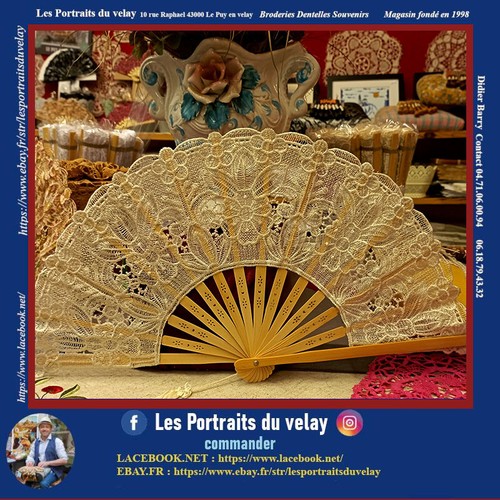Eventail dentelle