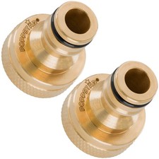 Poppstar 2x Raccord de Robinet 3/4" Filetage Intérieur & Raccord Automatique