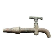Ancien Robinet Bronze Fût et Tonneau Antique