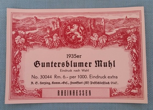 Ancien étiquette vin - Étiquette, de
