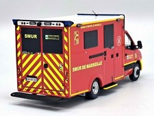 Ambulance de Réanimation BMPM MERCEDES Sprinter WAS SMUR de Marseille 1/43