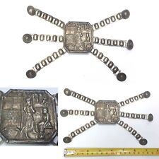 Intéressante ceinture ancienne RASTRA gaucho cowboy plaqué argent GAUCHO ARGE...