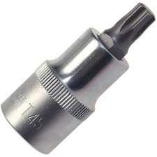 Douille Torx mâle T35 Long 55 - Embout TORX carré 1/2 (12,7mm)