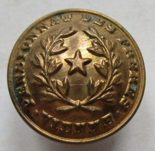 Bouton bombé métal doré - métal,