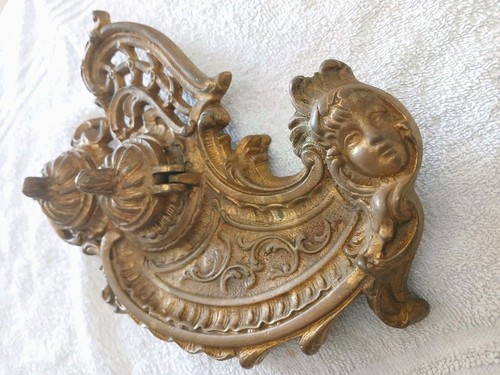 Beau encrier bronze - encrier, en
