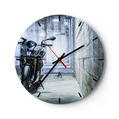 Horloge murale verre - en,
