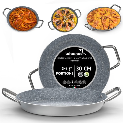Poêle paella plat - poêle, paella,