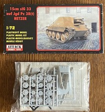 ATTACK HOBBY 72810 15 Cm SIG 33 Auf Jgd PZ 38 (T) HETZER GERMAN WW2 1/72 (366)
