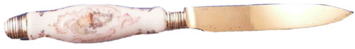 Antique couteau porcelaine - en,