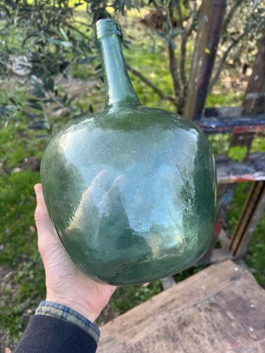 Bouteille verre début - début, eme