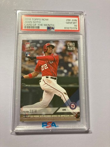 Psa juan soto - soto, rookie