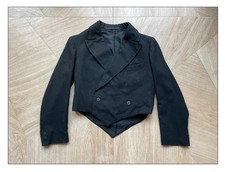 * Vintage France Paris 1910's * Veste Queue pie costume homme redingote 1920's