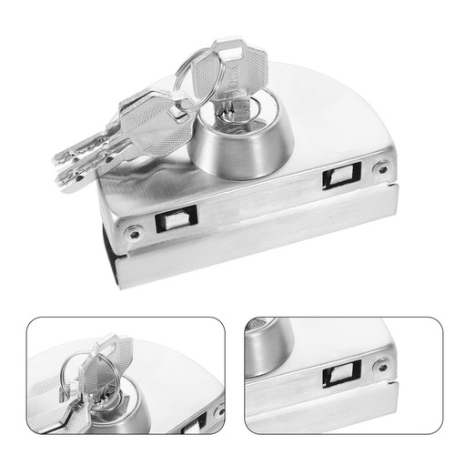 Serrure pour porte vitrée - ,