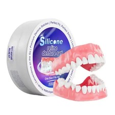Ensemble De Prothèse Dentaire Orthodontique Temporaire En Silicone Fausses Dents