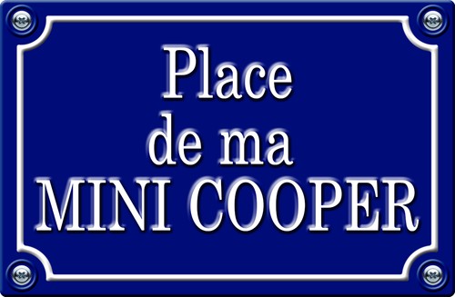 Place mini cooper 29cm - de,