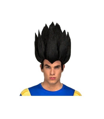 Perruque noir vegeta dragon - vegeta,