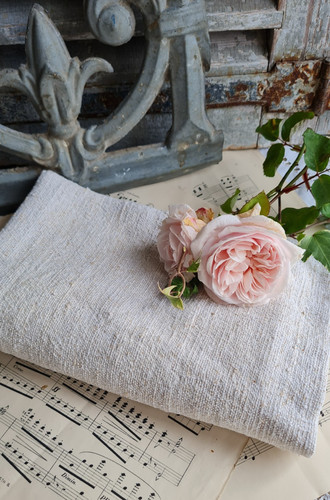 Ancien grand torchon drap - torchon,