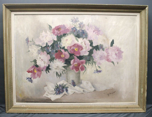 Grand tableau vers 1950 - tableau,