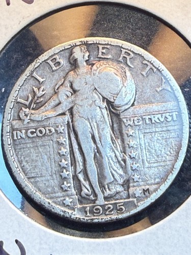 1925 25c standing liberty - standing,