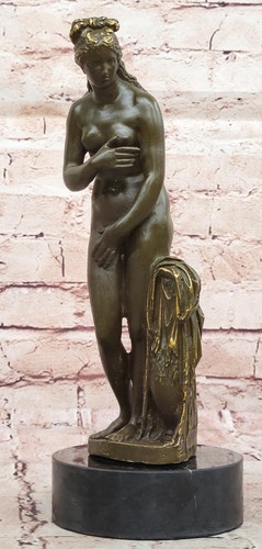 Signée bronze sculpture - la,