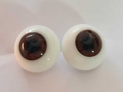 Yeux marrons poupée - marrons,