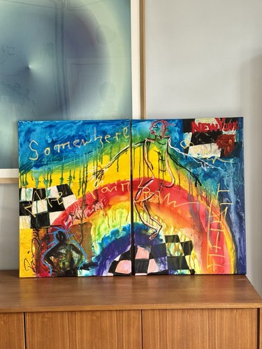 Tableau peinture somewhere - tableau, « somewhere