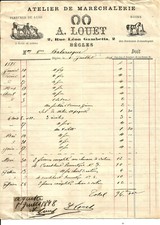 Bègles (33) 3 Factures