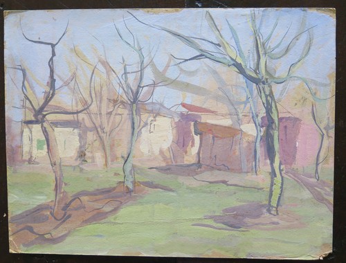 Tableau paysage campagne - tableau, de