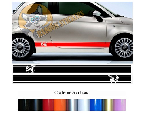Bandes stripes pour fiat - bandes,