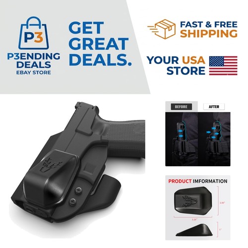 Adjustable iwb holster - iwb, wedge