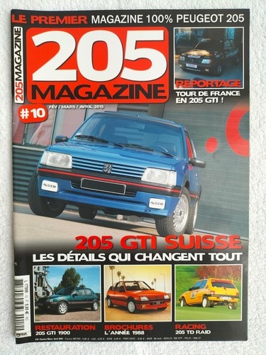 Revue automobile 205 - revue,